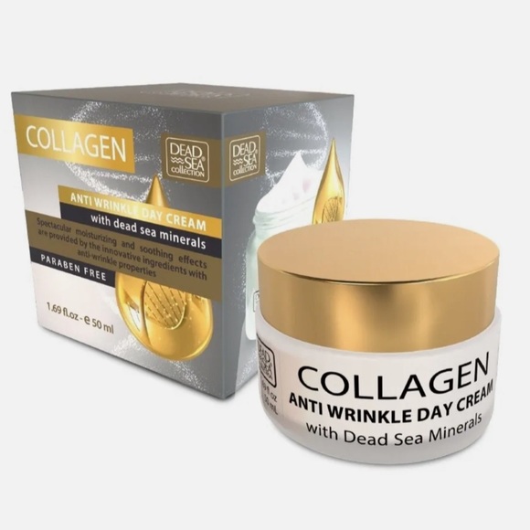 🆕 Dead Sea Collagen Anti Wrinkle Day Cream with Dead Sea minerals 1.69 fl.oz - Picture 4 of 8
